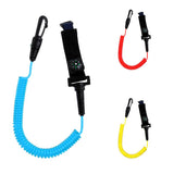 Maxbell Maxbell Kayak Paddle Leash Compass Canoe Fishing Rod Safety Coiled Lanyard Blue