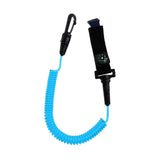 Maxbell Maxbell Kayak Paddle Leash Compass Canoe Fishing Rod Safety Coiled Lanyard Blue