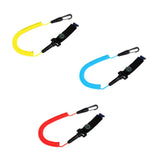Maxbell Maxbell Kayak Paddle Leash Compass Canoe Fishing Rod Safety Coiled Lanyard Blue