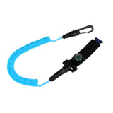 Maxbell Maxbell Kayak Paddle Leash Compass Canoe Fishing Rod Safety Coiled Lanyard Blue