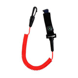 Maxbell Maxbell Kayak Paddle Leash Compass Canoe Fishing Rod Safety Coiled Lanyard Red