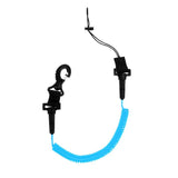 Maxbell Maxbell Surfboard SUP Kayak Coil Paddle Leash Diving Accessories Lanyard Cord blue