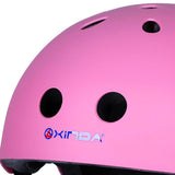 Maxbell Men Women Kids Skateboard Safety Helmet Skating Cycling Climbing S Pink - Aladdin Shoppers