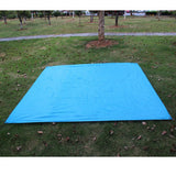 Maxbell Maxbell Fishing Hiking Camping Tent Footprint Tarp Groundsheet 4 Person Sky Blue