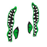 Maxbell Maxbell 2 Pieces 13.8" x 4.7" River Monster Mouth & Eye Waterproof Durable Vinyl Graphic Decals Stickers for Kayak Canoe Small Boat Car Truck
