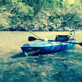 Maxbell Maxbell 2 Pieces 13.8" x 4.7" River Monster Mouth & Eye Waterproof Durable Vinyl Graphic Decals Stickers for Kayak Canoe Small Boat Car Truck