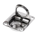 Maxbell 2pcs Boat Door Hatch Lift/Pull Ring Slam Latch Marine 316 Stainless Steel