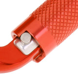 Maxbell 30KN Rock Climbing D Shape Auto Self Locking Twist Gate Carabiner Orange - Aladdin Shoppers