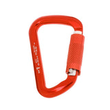 Maxbell 30KN Rock Climbing D Shape Auto Self Locking Twist Gate Carabiner Orange - Aladdin Shoppers