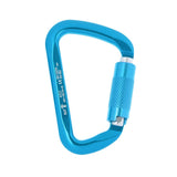 Maxbell 30KN Rock Climbing D Shape Auto Self Locking Twist Gate Carabiner Blue - Aladdin Shoppers