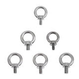 Maxbell Stainless Steel DIN580 Machine Shoulder Lift Eye Bolt Marine M6x11mm&M8x13mm