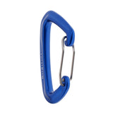 Maxbell 28KN Wire Gate Spring Clip Locking D Shape Rock Climbing Carabiner blue - Aladdin Shoppers