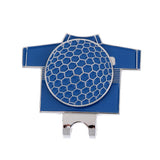 Maxbell Funny Golf Suit Pattern Alloy Golf Magnetic Ball Marker with Hat Clip Blue - Aladdin Shoppers