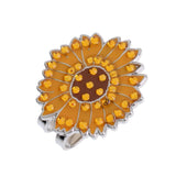 Maxbell Alloy Sunflower Golf Hat Clip with Magnetic Ball Marker Golf Accessories - Aladdin Shoppers