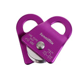 Maxbell 20KN General Purpose Mobile Pulley for Rock Climbing Caving 12mm Rope Purple - Aladdin Shoppers