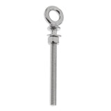 Maxbell Rustproof Durable Corrosion Resistant 316 Stainless Steel Long Lifting Eye Bolt With Nut And Washer M12 X 120mm Silver - Aladdin Shoppers