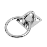 Maxbell Marine Boat Square Pad Eye Plate Eye Hook With Ring 304 Stainless Steel 5mm - Aladdin Shoppers