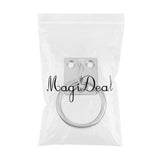 Maxbell Marine Boat Square Pad Eye Plate Eye Hook With Ring 304 Stainless Steel 5mm - Aladdin Shoppers