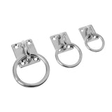 Maxbell Marine Boat Square Pad Eye Plate Eye Hook With Ring 304 Stainless Steel 5mm - Aladdin Shoppers