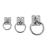 Maxbell Marine Boat Square Pad Eye Plate Eye Hook With Ring 304 Stainless Steel 5mm - Aladdin Shoppers