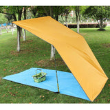 Maxbell Maxbell Portable Camping Awning Canopy Sun Shade Tent Tarp Rain Shelter M Orange