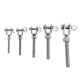 Maxbell Stainless Steel Jaw Open Bolt & Nut Replacement Turnbuckle Rigging Screw M5 - Aladdin Shoppers