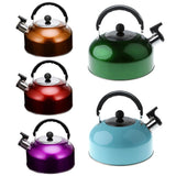 Maxbell Maxbell Whistling Kettle Stainless Steel Camping Kitchen Tea Coffee Water Pot purple