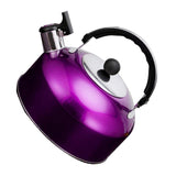 Maxbell Whistling Kettle Stainless Steel Camping Kitchen Tea Coffee Water Pot purple - Aladdin Shoppers