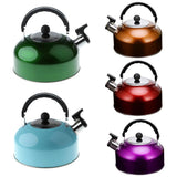 Maxbell Whistling Kettle Stainless Steel Camping Kitchen Tea Coffee Water Pot purple - Aladdin Shoppers