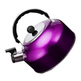 Maxbell Whistling Kettle Stainless Steel Camping Kitchen Tea Coffee Water Pot purple - Aladdin Shoppers