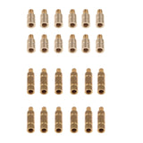 Maxbell 72 Pieces Weight Screw Arrow Point Inserts Archery 25 grains