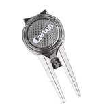 Maxbell Alloy Golf Putting Green Divot Tool Lawn Repair with Ball Mark Golf Gift B - Aladdin Shoppers