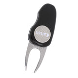 Maxbell Switchable Folding Golf Divot Repair Tool with Magnetic Ball Marker Black - Aladdin Shoppers