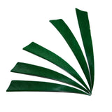 Maxbell 10 Pieces Shield Cut Archery Hunting Arrow Feather Fletching DIY Green - Aladdin Shoppers