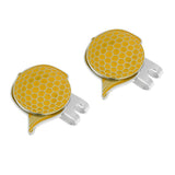 Maxbell Maxbell Fashion Cap Stainless Steel Golf Hat Clip Magnetic with Ball Marker Yellow