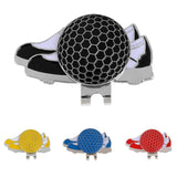 Maxbell Maxbell Funny Shoe Stainless Steel Golf Hat Clip with Magnetic Ball Marker Yellow