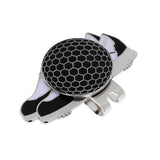 Maxbell Funny Shoe Stainless Steel Golf Hat Clip with Magnetic Ball Marker Black - Aladdin Shoppers