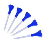 Maxbell 5 Pieces 80mm Plastic Golf Tees with Rubber Cushion Top Golfer Tool Blue - Aladdin Shoppers