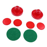 Maxbell Maxbell Sets of Two Air Hockey Pushers Strikers Goalies Plus Four Pucks  M Red