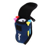 Maxbell Golf Ball Holder Belt Bag with 2 Balls 4 Tees and Magnetic Cute Smiling Face Visor Clip Golf Ball Marker - Aladdin Shoppers