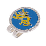 Maxbell Maxbell Golf Hat Clip Magnetic with Golf Ball Marker Chinese Zodiac Dragon