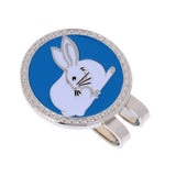 Maxbell Golf Hat Clip Magnetic with Golf Ball Marker Chinese Zodiac Hare - Aladdin Shoppers