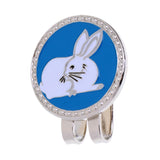 Maxbell Golf Hat Clip Magnetic with Golf Ball Marker Chinese Zodiac Hare - Aladdin Shoppers