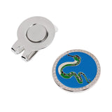 Maxbell Golf Hat Clip Magnetic with Golf Ball Marker Chinese Zodiac Snake - Aladdin Shoppers