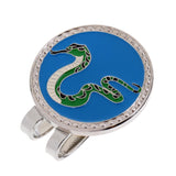 Maxbell Golf Hat Clip Magnetic with Golf Ball Marker Chinese Zodiac Snake - Aladdin Shoppers