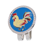 Maxbell Golf Hat Clip Magnetic with Golf Ball Marker Chinese Zodiac Cock - Aladdin Shoppers