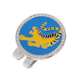 Maxbell Maxbell Golf Hat Clip Magnetic with Golf Ball Marker Chinese Zodiac Tiger