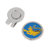 Maxbell Golf Hat Clip Magnetic with Golf Ball Marker Chinese Zodiac Tiger - Aladdin Shoppers