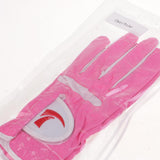 Maxbell 1 Pair Women Golf Gloves Super Fiber Cloth Non-slip Breathable Pink S - Aladdin Shoppers