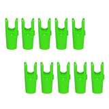 Maxbell Maxbell 10 Pieces Plastic Arrow Nocks for Archery Hunting Shooting Outdoor Sports Green